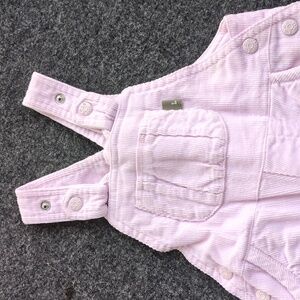 H&M L.O.G.G. Light Pink Kids Corduroy Overalls Size 4-6 Months